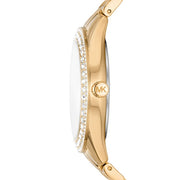  Shop Authentic Michael Kors Harlowe Three-Hand Quartz Gold Dial Gold Steel Strap Watch For Women - MK4709 - Luxxuri