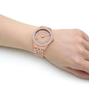  Shop Authentic Michael Kors Harlowe Rose Gold Dial Rose Gold Steel Strap Watch For Women - MK4710 - Luxxuri