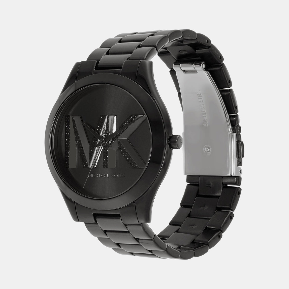  Shop Authentic Michael Kors Slim Runway Analog Black Dial Black Steel Strap Watch For Women - MK4734 - Luxxuri
