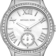  Shop Authentic Michael Kors Sage Three-Hand White Dial Silver Steel Strap Watch for Women - MK4807 - Luxxuri