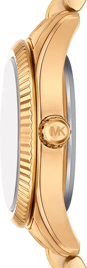  Shop Authentic Michael Kors Lexington Three Hand Blue Dial Gold Steel Strap Watch for Women - MK4813 - Luxxuri