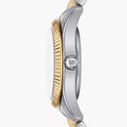  Shop Authentic Michael Kors Lexington Three-Hand Silver Dial Two Tone Steel Strap Watch for Women - MK4815 - Luxxuri