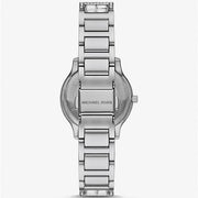  Shop Authentic Michael Kors Sage Pavé Crystals Silver Dial Silver Steel Strap Watch for Women - MK4825LE - Luxxuri