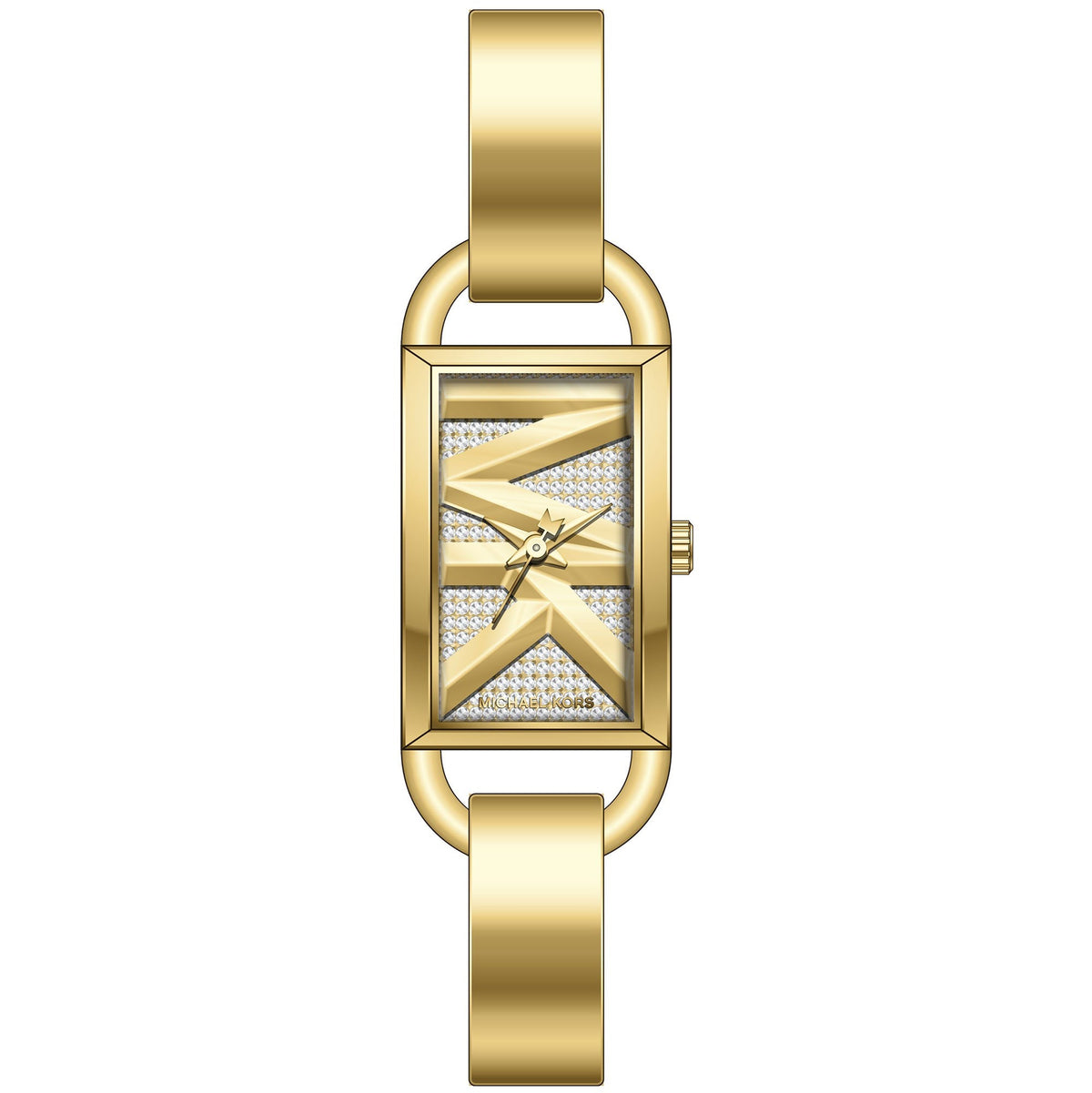  Shop Authentic Michael Kors Empire Analog Gold Dial Gold Steel Strap Watch for Women - MK4840 - Luxxuri