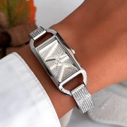  Shop Authentic Michael Kors Empire Three-Hand Silver Dial Silver Steel Strap Watch for Women - MK4841 - Luxxuri