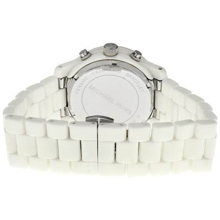  Shop Authentic Michael Kors Runway White Dial White Steel Strap Watch for Women - MK5188 - Luxxuri