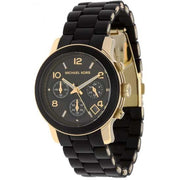  Shop Authentic Michael Kors Runway Black Dial Black Silicone Strap Watch for Women - MK5191 - Luxxuri