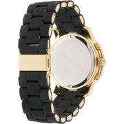  Shop Authentic Michael Kors Runway Black Dial Black Silicone Strap Watch for Women - MK5191 - Luxxuri