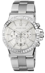  Shop Authentic Michael Kors Dylan Glitz Chronograph White Dial Silver Steel Strap Watch For Women - MK5411 - Luxxuri