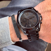  Shop Authentic Michael Kors Bradshaw Black Dial Black Steel Strap Watch for Men - MK5550 - Luxxuri