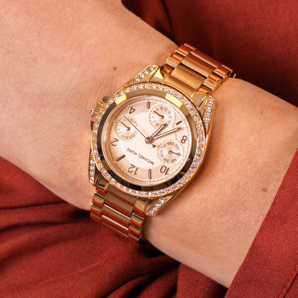  Shop Authentic Michael Kors Blair Rose Gold Dial Rose Gold Steel Strap Watch for Women - MK5613 - Luxxuri