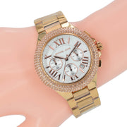  Shop Authentic Michael Kors Camille Chronograph White Dial Rose Gold Steel Strap Watch for Women - MK5636 - Luxxuri