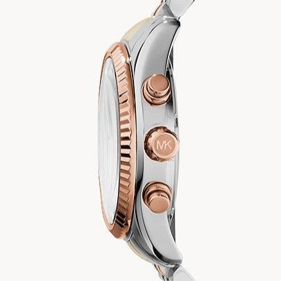  Shop Authentic Michael Kors Lexington Silver Dial Two Tone Steel Strap Watch for Women - MK5735 - Luxxuri
