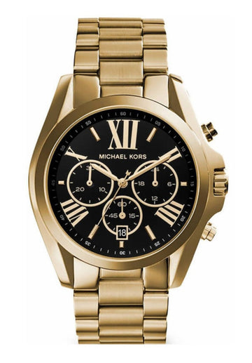  Shop Authentic Michael Kors Bradshaw Black Dial Gold Steel Strap Watch for Women - MK5739 - Luxxuri