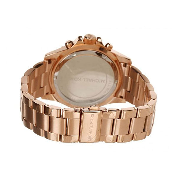  Shop Authentic Michael Kors Everest Chronograph Rose Gold Dial Rose Gold Steel Strap Watch For Women - MK5755 - Luxxuri