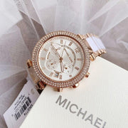  Shop Authentic Michael Kors Parker White Dial Two Tone Steel Strap Watch for Women - MK5774 - Luxxuri