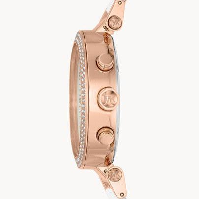  Shop Authentic Michael Kors Parker White Dial Two Tone Steel Strap Watch for Women - MK5774 - Luxxuri
