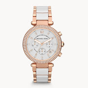  Shop Authentic Michael Kors Parker White Dial Two Tone Steel Strap Watch for Women - MK5774 - Luxxuri