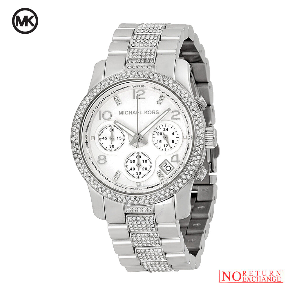  Shop Authentic Michael Kors Runway White Dial Silver Steel Strap Watch for Women - MK5825 - Luxxuri