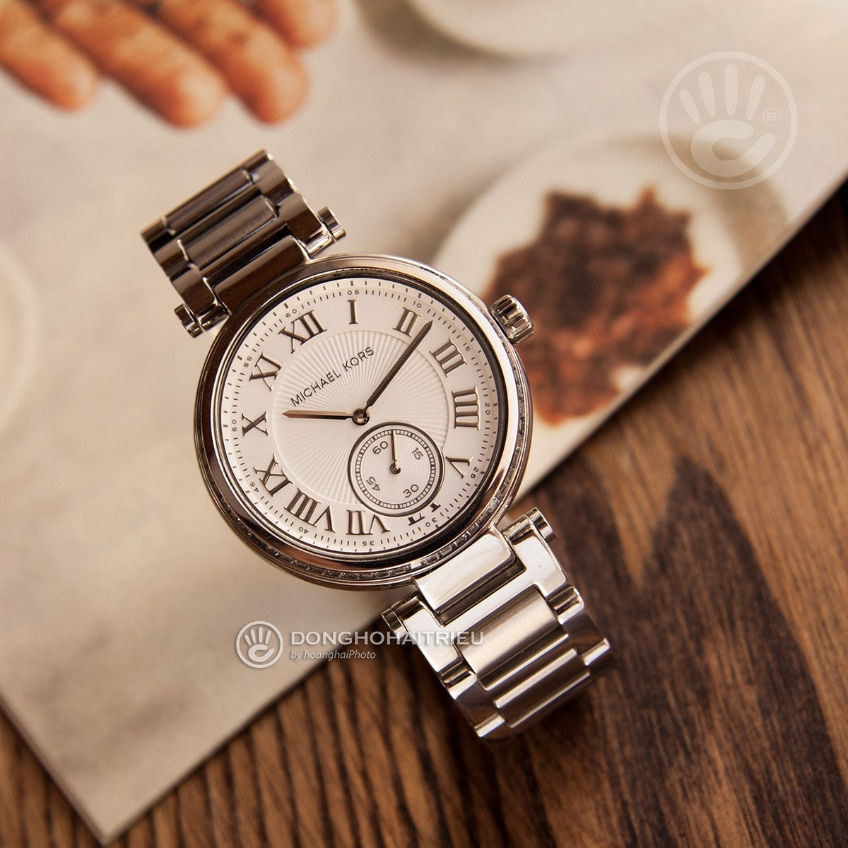 Shop Authentic Michael Kors Skylar Silver Dial Silver Steel Strap Watch for Women - MK5866 - Luxxuri