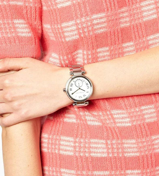  Shop Authentic Michael Kors Skylar Silver Dial Silver Steel Strap Watch for Women - MK5866 - Luxxuri