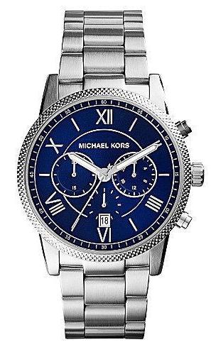  Shop Authentic Michael Kors Bradshaw Chronograph Blue Dial Silver Steel Strap Watch For Women - MK5883 - Luxxuri