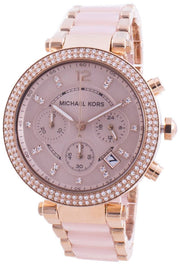  Shop Authentic Michael Kors Parker Pink Dial Two Tone Steel Strap Watch for Women - MK5896 - Luxxuri