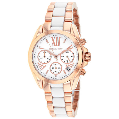  Shop Authentic Michael Kors Bradshaw Silver Dial Two Tone Steel Strap Watch for Women - MK5907 - Luxxuri