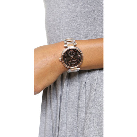  Shop Authentic Michael Kors Skylar Black Dial Two Tone Steel Strap Watch for Women - MK5957 - Luxxuri
