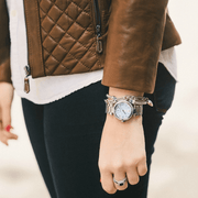  Shop Authentic Michael Kors Skylar Quartz Blue Dial Silver Steel Strap Watch For Women - MK5988 - Luxxuri
