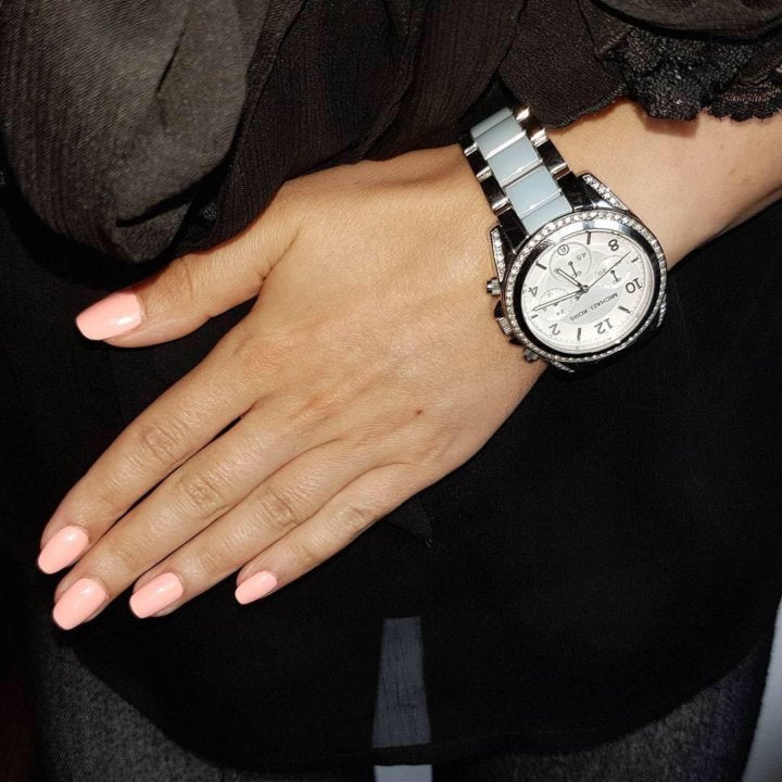  Shop Authentic Michael Kors Blair Silver Dial Two Tone Steel Strap Watch for Women - MK6137 - Luxxuri
