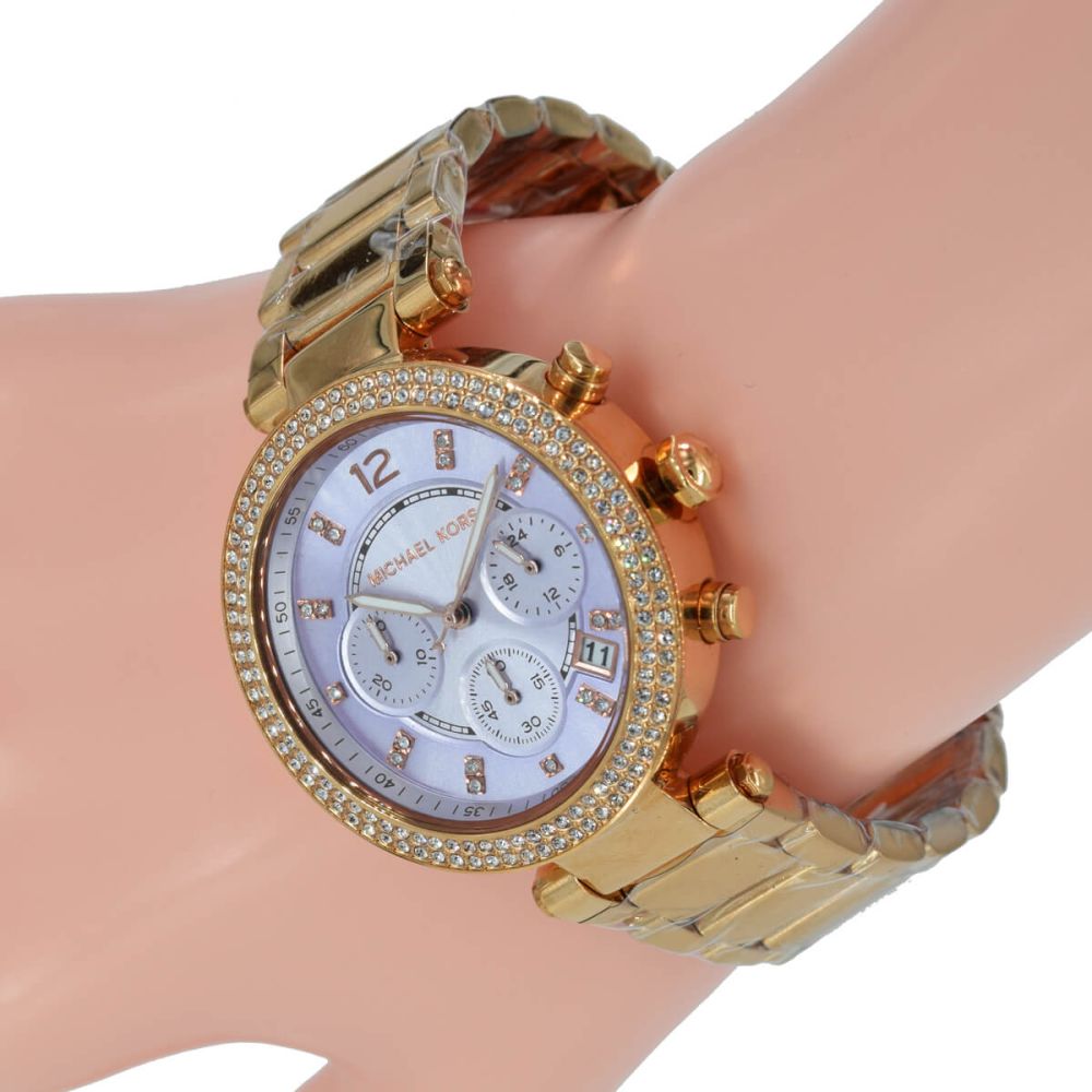  Shop Authentic Michael Kors Parker Purple Dial Rose Gold Steel Strap Watch for Women - MK6169 - Luxxuri