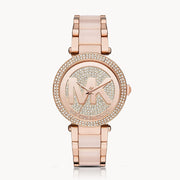  Shop Authentic Michael Kors Parker Pink Dial Pink Steel Strap Watch for Women - MK6176 - Luxxuri