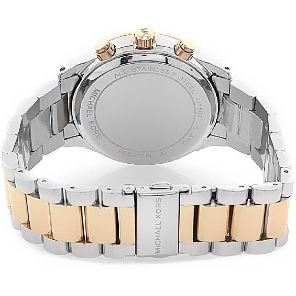  Shop Authentic Michael Kors Brinkley Blue Dial Two Tone Steel Strap Watch for Women - MK6205 - Luxxuri