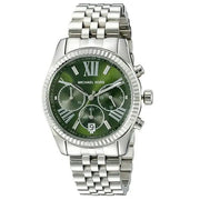  Shop Authentic Michael Kors Lexington Quartz Green Dial Silver Steel Strap Watch For Women - MK6222 - Luxxuri