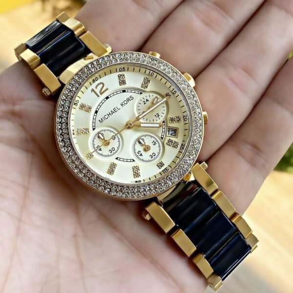  Shop Authentic Michael Kors Parker Gold Dial Two Tone Steel Strap Watch for Women - MK6238 - Luxxuri