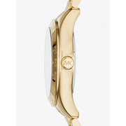 Shop Authentic Michael Kors Layton Pave Blue Dial Gold Steel Strap Watch for Women - MK6243 - Luxxuri