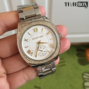  Shop Authentic Michael Kors Bryn Silver Dial Silver Steel Strap Watch For Women - MK6277 - Luxxuri