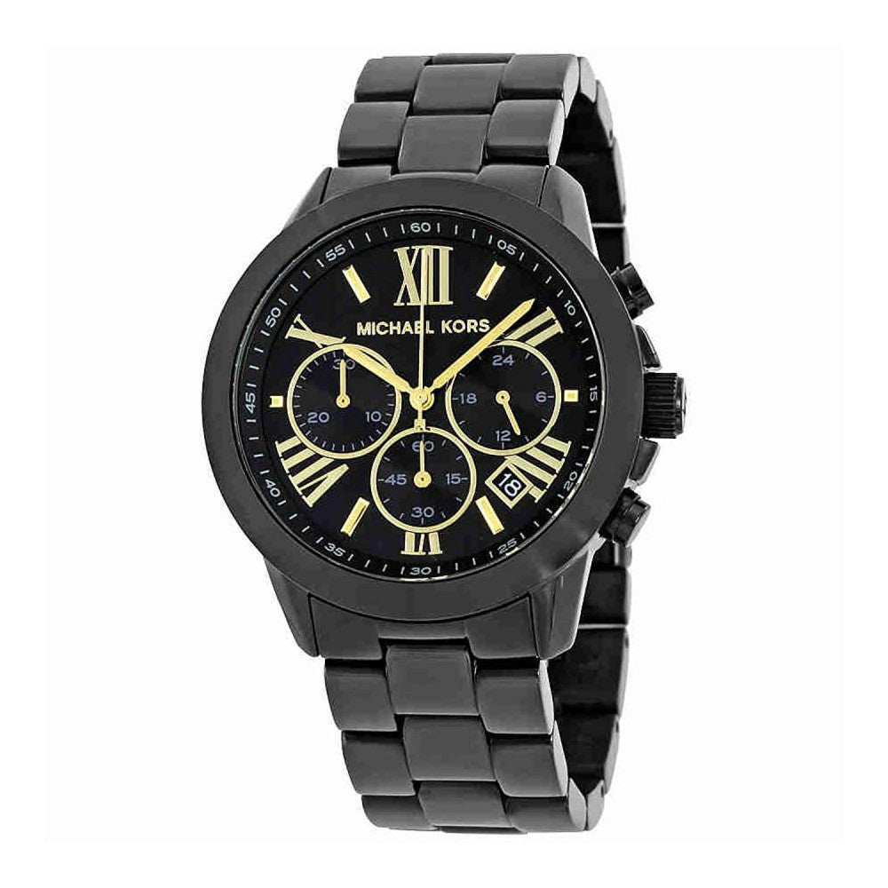 Shop Authentic Michael Kors Bradshaw Chronograph Black Dial Black Steel Strap Watch For Women - MK6303 - Luxxuri