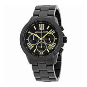  Shop Authentic Michael Kors Bradshaw Chronograph Black Dial Black Steel Strap Watch For Women - MK6303 - Luxxuri