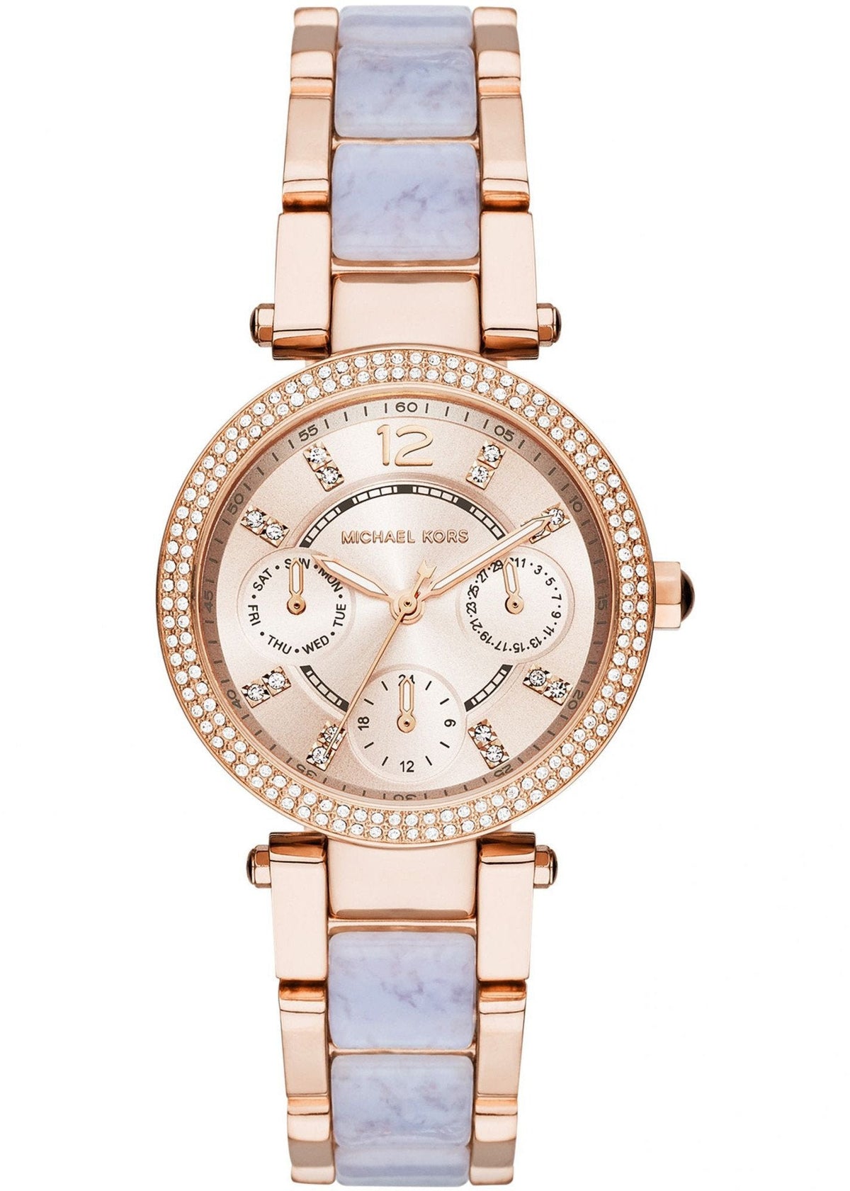  Shop Authentic Michael Kors Parker Gold Dial Two Tone Steel Strap Watch for Women - MK6327 - Luxxuri