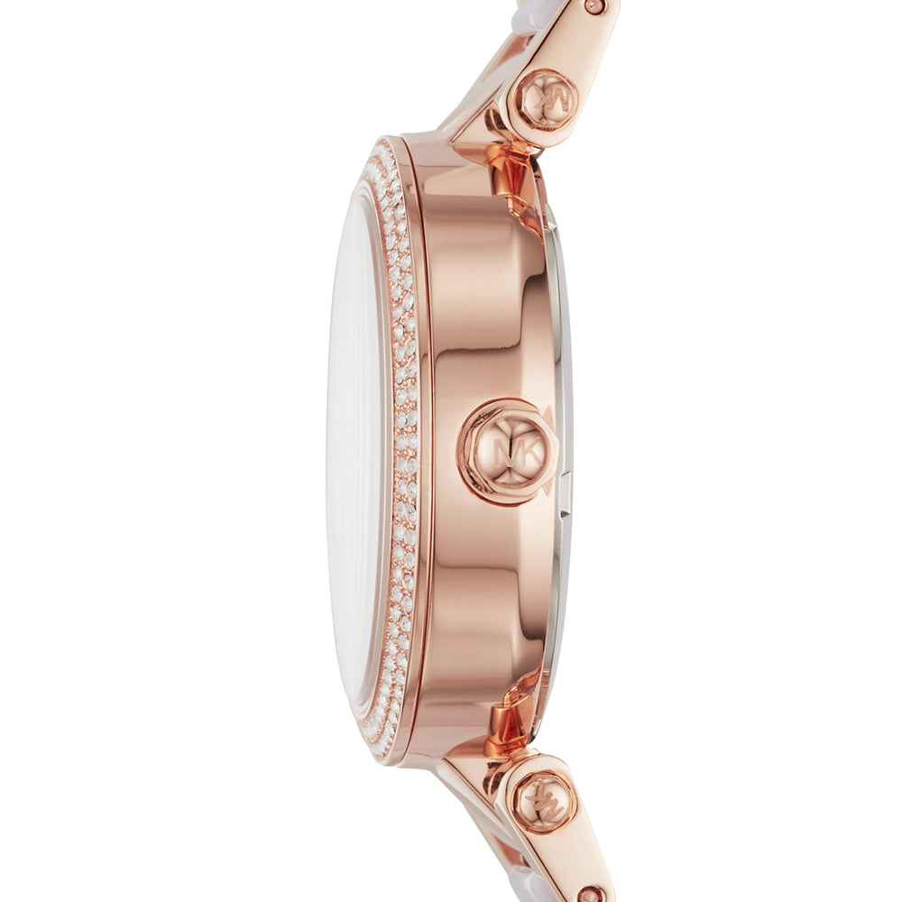  Shop Authentic Michael Kors Parker Gold Dial Two Tone Steel Strap Watch for Women - MK6327 - Luxxuri