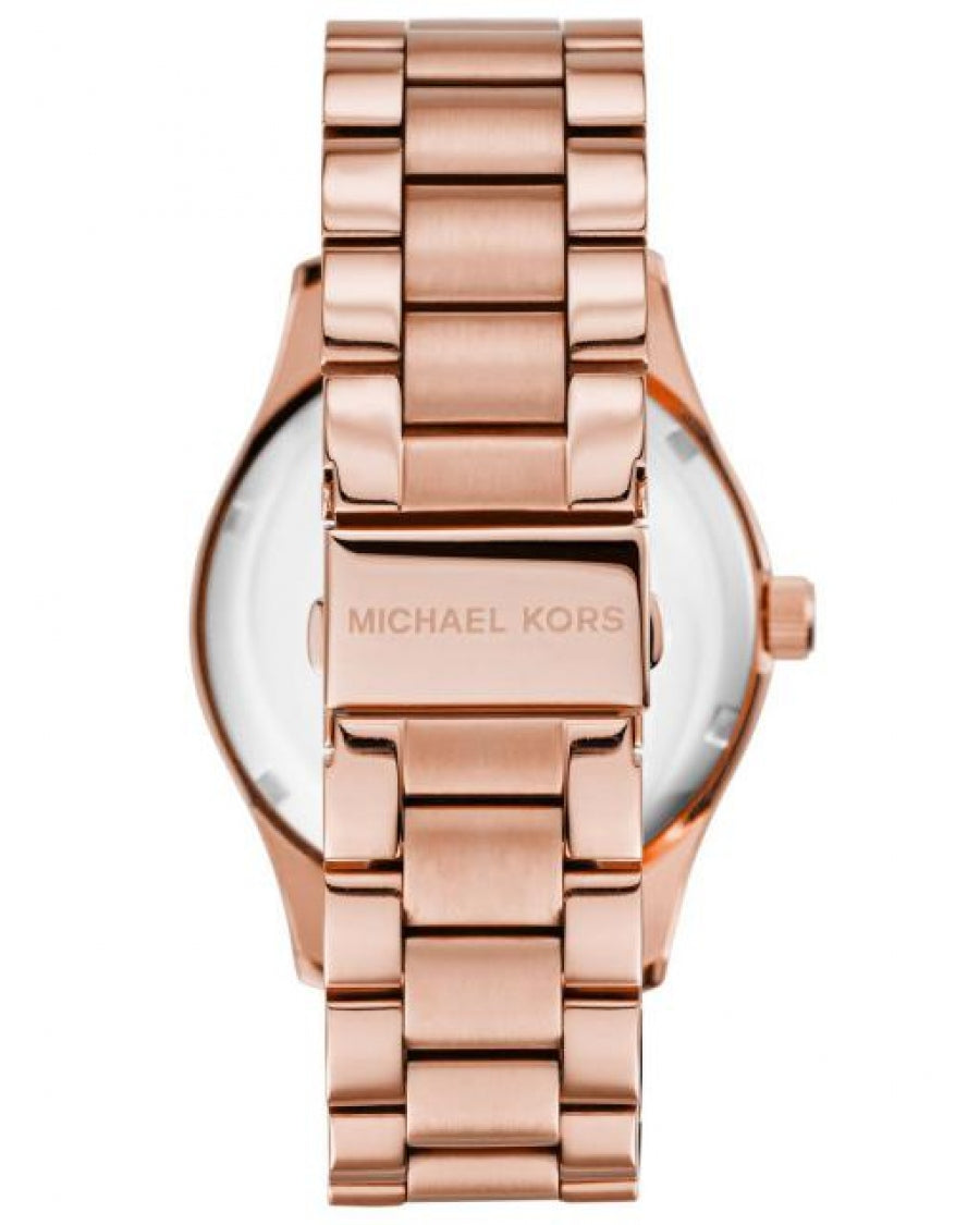  Shop Authentic Michael Kors Layton Rose Gold Dial Rose Gold Steel Strap Watch for Women - MK6395 - Luxxuri