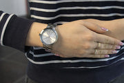  Shop Authentic Michael Kors Garner Analog Silver Dial Silver Steel Strap Watch For Women - MK6407 - Luxxuri