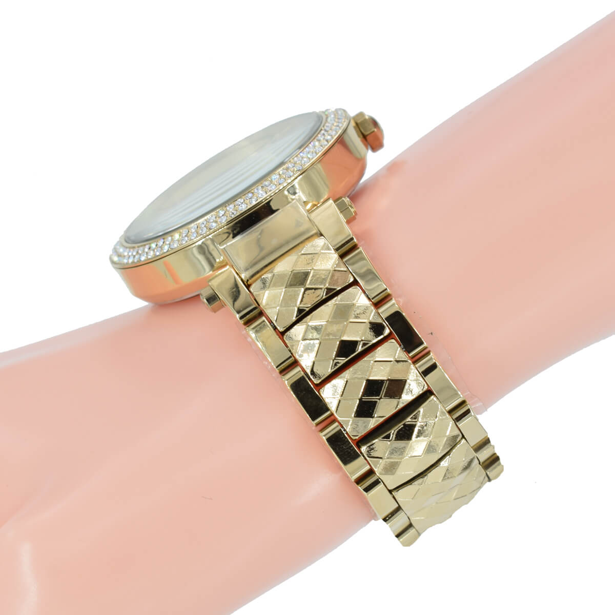  Shop Authentic Michael Kors Parker Gold Mother of Pearl Dial Gold Steel Strap Watch for Women - MK6425 - Luxxuri