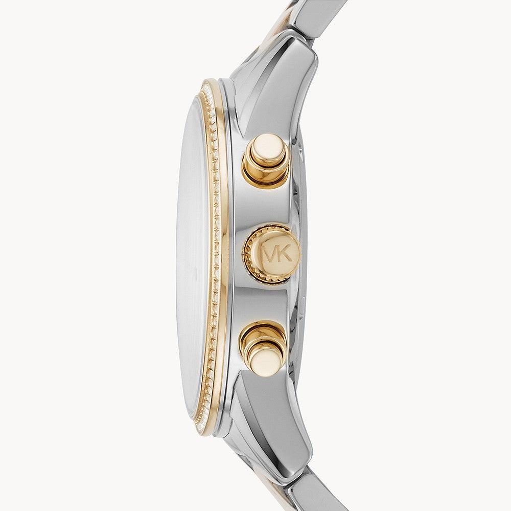  Shop Authentic Michael Kors Ritz White Dial Two Tone Steel Strap Watch for Women - MK6474 - Luxxuri