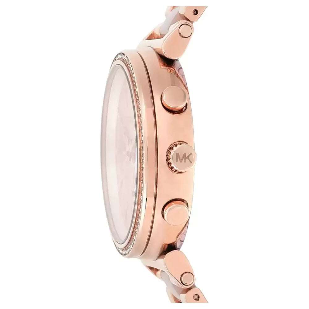  Shop Authentic Michael Kors Sofie Chronograph Rose Gold Dial Rose Gold Steel Strap Watch For Women - MK6560 - Luxxuri