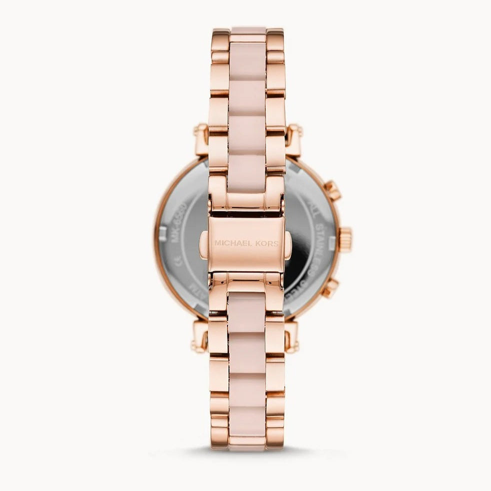  Shop Authentic Michael Kors Sofie Chronograph Rose Gold Dial Rose Gold Steel Strap Watch For Women - MK6560 - Luxxuri