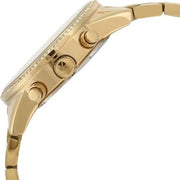  Shop Authentic Michael Kors Ritz Chronograph Gold Dial Gold Steel Strap Watch For Women - MK6597 - Luxxuri