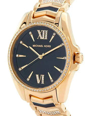  Shop Authentic Michael Kors Whitney Quartz Black Dial Two Tone Steel Strap  Watch For Women - MK6743 - Luxxuri
